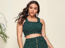 Nàng mũm mĩm vẫn diện đẹp crop-top