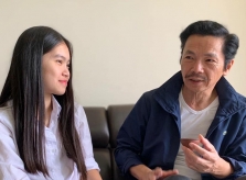 Nghệ sĩ Trung Anh dặn dò con gái chuyện kết hôn