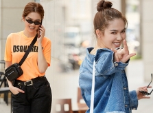 Ngọc Trinh mix đồ 'cool ngầu' dạo phố