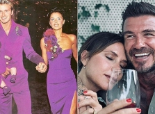 Nhà Becks và các danh thủ mừng Valentine