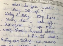 Mẹ nói tiếng Anh như gió nhờ ghi chép tỉ mỉ