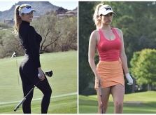 Cách để đẹp hoàn hảo của nữ golf thủ bị dọa giết vì quá gợi cảm