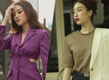 Phối blazer mùa thu như sao Việt