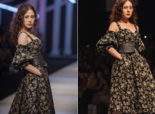 Quỳnh Búp bê diễn catwalk, khoe nhan sắc sau một tháng 'dao kéo'