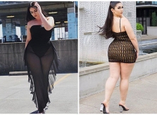 Nàng béo xinh đẹp không ngán kiểu mặc sexy nào, 