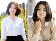 Song Hye Kyo biến hóa kiểu tóc