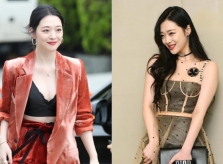 Sulli từng xuất hiện như nữ thần trong những bộ trang phục gợi cảm