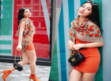 Trương Nhi tiết chế mặc gợi cảm