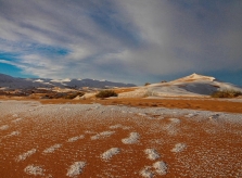 Nơi tuyết phủ trên sa mạc nóng nhất thế giới