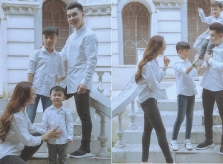 Ưng Hoàng Phúc - Kim Cương hạnh phúc bên hai con trai