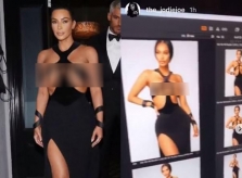 Váy cut-out phản cảm của Kim Kardashian bị nhái trắng trợn