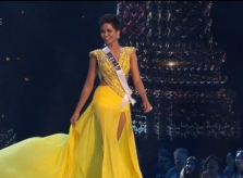 Váy dạ hội rực sắc trong đêm thi bán kết Miss Universe