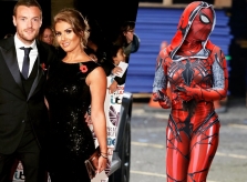 Vợ Vardy mặc bộ đồ người nhện xuống phố