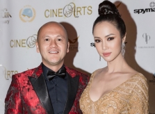 Vũ Ngọc Anh thay 3 bộ váy của NTK Patrick Phạm trong 1 sự kiện ở LHP Cannes