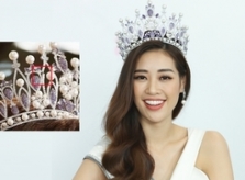 Vương miện của hoa hậu Khánh Vân bị gãy