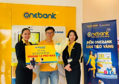 Đến ONEBANK giao dịch ngay – quà trao tay